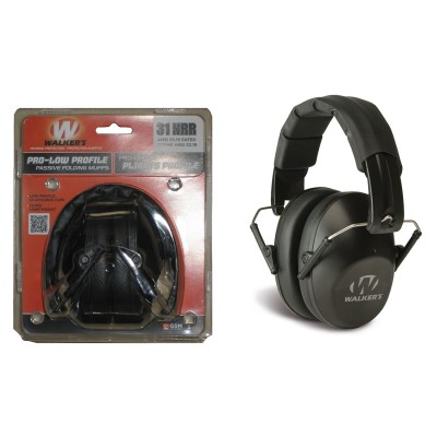 Cuffia nera con profilo basso ed ultraleggera - WALKER'S
