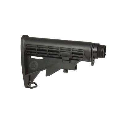 Calcio U6 Commercial-Spec Nero regolabile - Per AR15 e M4 - LEAPERS UTG