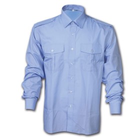 Camicia security in cotone Celeste - UDB