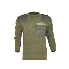 Maglione tedesco misto lana Verde - UDB