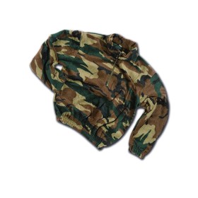 Felpa con 1/2 zip in pile 280 gr. Mq Woodland - UDB